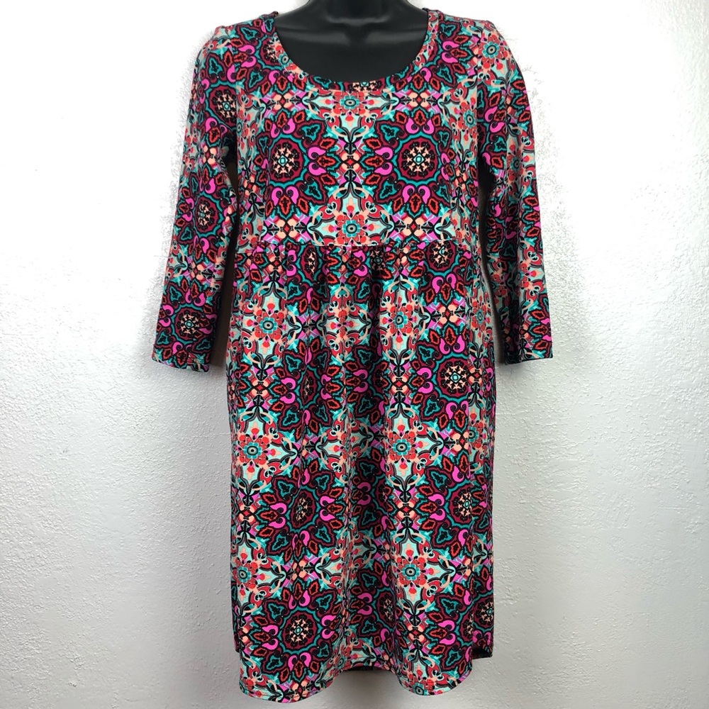 Anthropologie UNCLE FRANK geometrical print dress Sz XS
